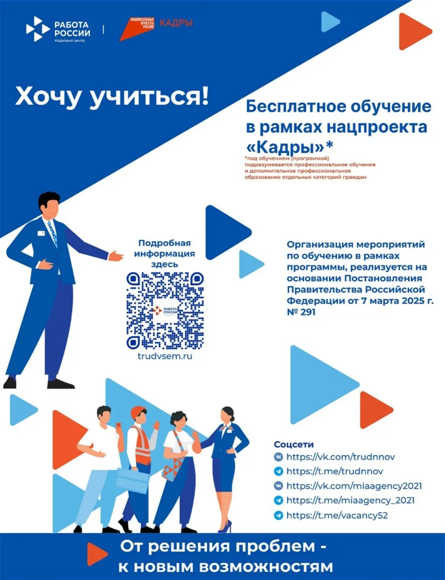 О реализации национального проекта «Кадры»